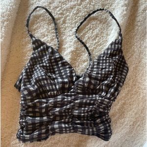 urban outfitters plaid tank